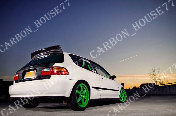 ★HONDA シビック EG HATCHBACK OE-STYLE カーボントランク パネル《交換タイプ》☆.