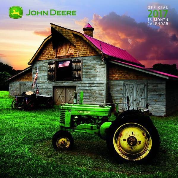 匿名送料無料 ジョンディア カレンダー 2017 John Deere 輸入-