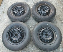 カローラ185/70R14ランクスBSアレックスPRV-1プレイズRV PCD100_画像1