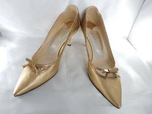  seven tu L bsa-tivivier* original leather pumps *36.5*23.5* trying on only * search ....23.5