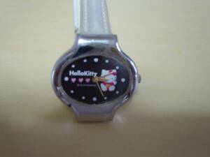  rare article design Hello Kitty -. for women wristwatch black da jpy type 