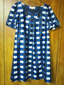 Новый ★ Минимальный минимальный ★ Платье Gingham Check ★ Минимум