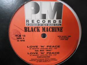 試聴 ■ BLACK MACHINE / LOVE 'N' PEACE ■ TELL ME