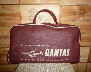 40~50's can tas aviation Eara in Bagko. character zipper Vintage 