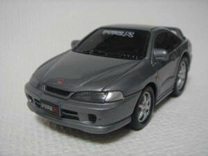 プルバックカー/ドライブタウン☆インテグラ TYPE R （ガンメタ）ホンダ