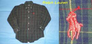 ★即決USA古着★Ralph Lauren ラルフローレンチェックシャツ6★