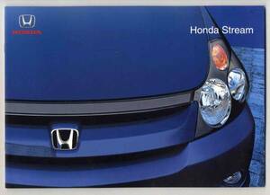 [b3012]2004 год английский язык / испанский язык версия Honda Stream каталог 