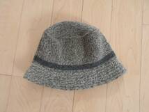 MADE IN USA BRONER WOOL BLEND HAT アメリカ製 ハット 灰_画像1