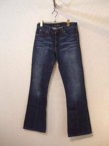 EarlJeanブーツカットデニムパンツ サイズ26（USED）11214②