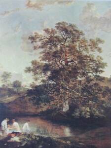 Art hand Auction The Poringland Oak/John Crome Very rare, From a 100-year-old art book, Painting, Oil painting, Portraits