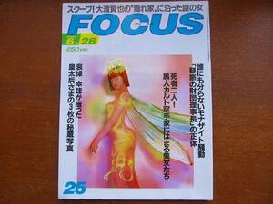 FOCUS H12.6.28●斉藤慶子 嘉門洋子 大西結花 金正日 坂上みき