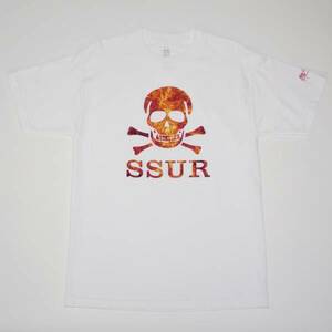 SSUR SUBSTANCE FIRE TEE THE CUT 白 (M) サー サブスタンス