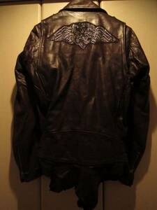 フランシストモークス ハイビスカルレザーライダースジャケット　leather jacket 00s archive FranCisT_MOR.K.S. l.g.b. ifsixwasnine