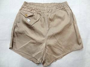  Vintage 40S 50S dead stock Gold gold color satin material men's swim pants swimsuit shorts shorts rare rare . short bread 