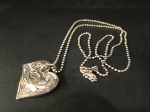 гавайская бижутерия колье серебряный 925 Heart 
