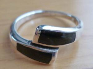 Новый ☆ Silver925 Ring Silver 925 Приблизительно 15 кольца SR187