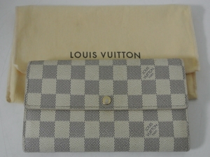 Louis Vuitton/ダミエ アズール/ポルトフォイユサラ/N61735/中古