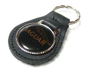 [Spiral] Jaguar cat( black / black ) real leather key holder S new goods /JAGUAR/