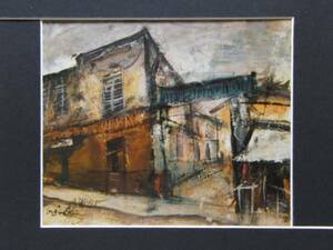Art hand Auction يوزو سايكي, الشوارع الخلفية لباريس, من مجموعة فنية نادرة, إطار جديد متضمن, تلوين, طلاء زيتي, صور