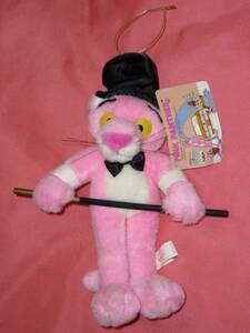  ultra rare! retro 1995 year Pink Panther butterfly necktie soft toy ( not for sale )*