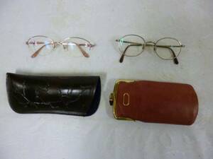  brand glasses gila Rossi . Anne Klein Ⅱ case attaching inspection glasses 