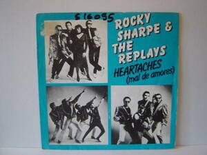 ROCKY SHARPE 7inch HEARTACHES ネオロカビリー