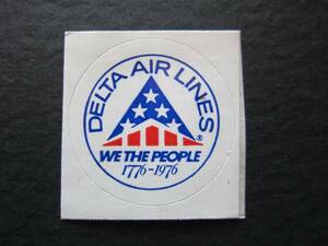  Delta Air Lines # America . country 200 anniversary commemoration # label #1976 year 