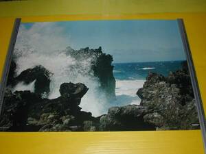 *[ world. scenery sea 1187/ poster [80 period thing unused 