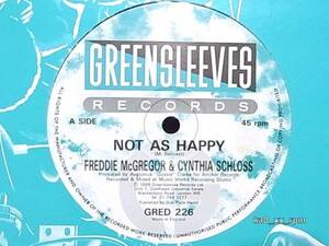 ★☆Freddie McGregor「Not As Happy」☆★5点で送料無料!!!