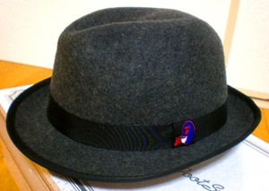 * new goods * cheap *APE FELT HAT M charcoal gray / hat 