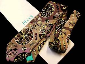 **:.*:[ new goods ]S0074 Emilio Pucci * flower Logo pattern necktie 