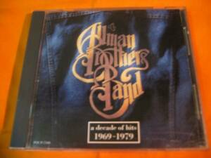 ♪♪♪ オールマン・ブラザーズ・バンド Allman Brothers Band 『 A DECADE OF HITS 1969-1979 』 国内盤 ♪♪♪