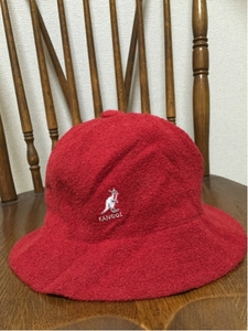 KANGOL カンゴール メッシュキャップ バケットハット バミューダ 赤 帽子