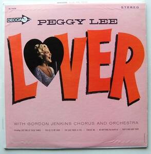 ◆ PEGGY LEE / Lover ◆ Decca DL-74458 (color:dg) ◆ C