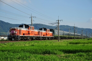 鉄道 デジ 写真 画像 DD51重連 特別なトワイライト 山陰コース 5