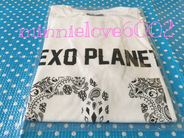 FROM EXO PLANET #1★THE LOST PLANET IN JAPAN★公式 グッズ★Tシャツ★ホワイト 白★Mサイズ★新品