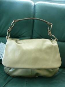 agnes b. Agnes B champagne gold shoulder bag 