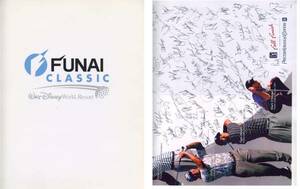 ★PGA「FUNAI CLASSIC 2003」プログラムと出場者サイン寄せ書き