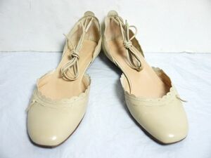  beautiful goods low tore show zL'AUTRE CHOSE pumps Italy made 37 23.5cm C92-78