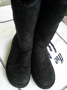 UGG black color long boots black 25cm prompt decision UGG 