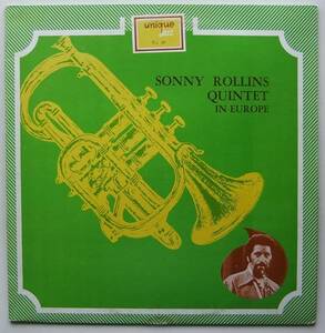 ◆ SONNY ROLLINS Quartet In Europe ◆ Unique Jazz UJ-29 (Italy) ◆