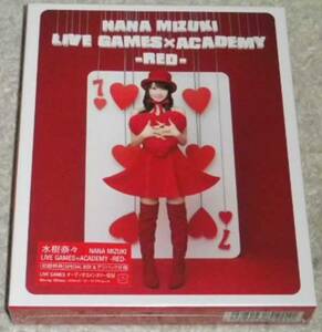 水樹奈々 NANA MIZUKI LIVE GAMES×ACADEMY -RED- Blu-ray 限定
