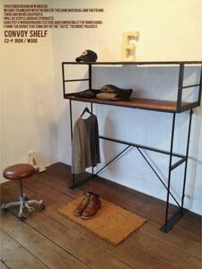  limited amount CONVOY-S hanger rack shelf iron shelves in dust real bookcase costume kitchen display rack 