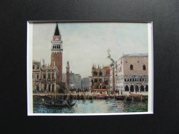 Cervera El cargamento de San Marco Del libro de arte ultra-raro, Nuevo con marco, cuadro, pintura al óleo, Naturaleza, Pintura de paisaje