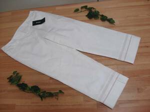  new goods tag attaching *Minskatt* hem design strut cropped pants 11 number 