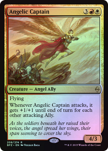 え金Foil 天使の隊長/Angelic Captain 1枚（1枚在庫s 英BFZ/MTG