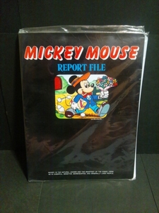 昭和レトロ リリック＆セイカ社製 ディズニー ミッキーマウス バインダー 未使用