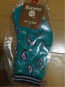  new goods unused Buranopeiz Lee pattern socks 9~13cm