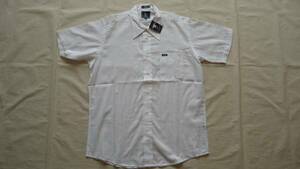 LRG old model weave check short sleeves shirt white XL half-price 50%off Panda L *a-ru*ji- letter pack post service light 