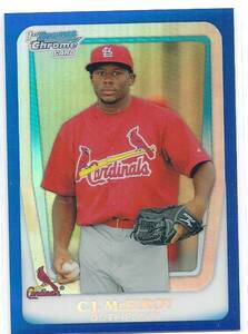 2011 Bowman Chrome Draft C.J. McElroy Blue Refractor /199